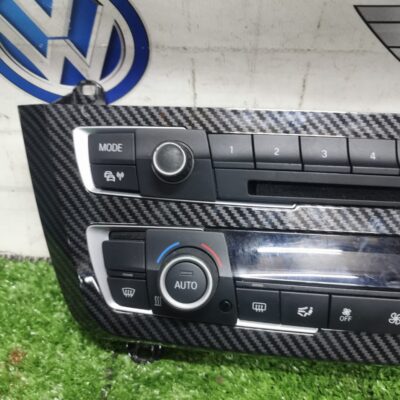 BMW F30 Radio Panal With Aircond Switch Carbon Look (With Warranty)