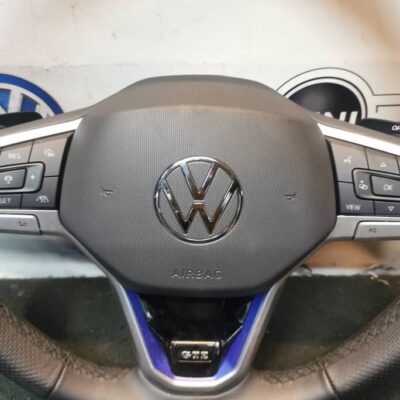 Volkswagen MK8 GTE Steering Wheel Complete (No Warranty)