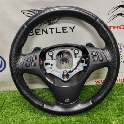 BMW E9X LCI Steering With Paddle Shift No Airbag (No Warranty)