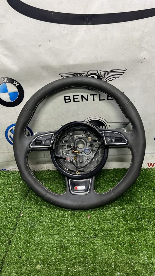 Audi S8 Steering Wheel Gray Colour No Airbag (No Warranty)